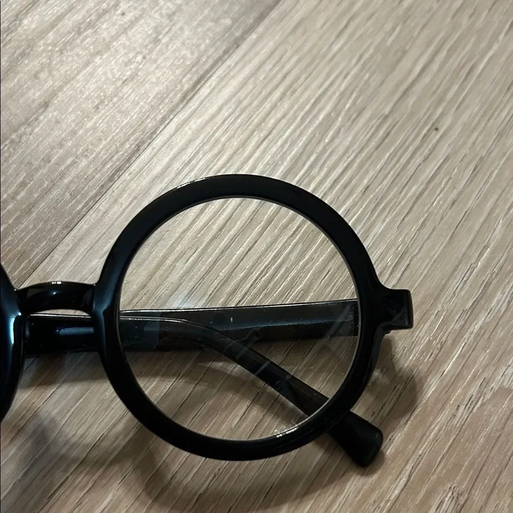 Spooktacular Creations 2in Black Round Wizard Glasses